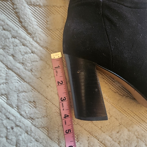6 Black Suede knee high boots - Picture 4 of 8